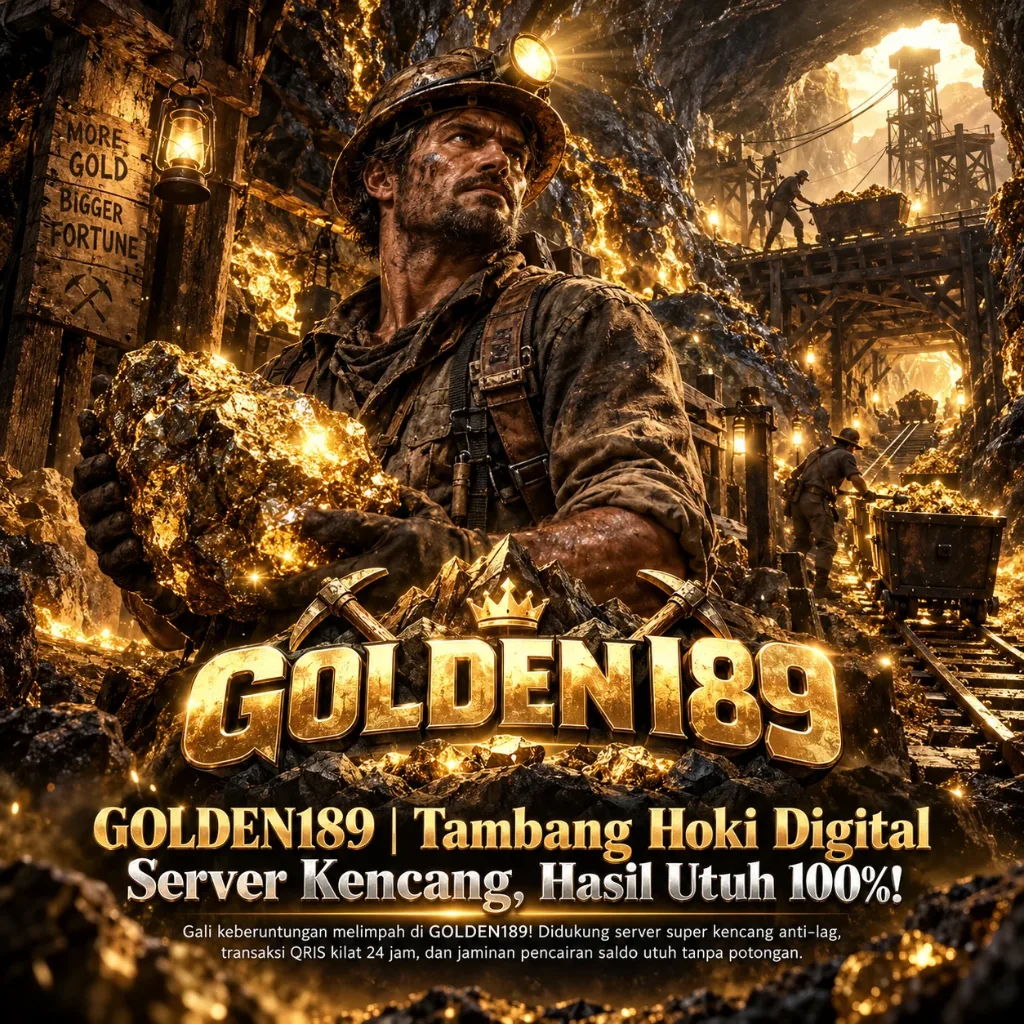 Banner tambang emas GOLDEN189
